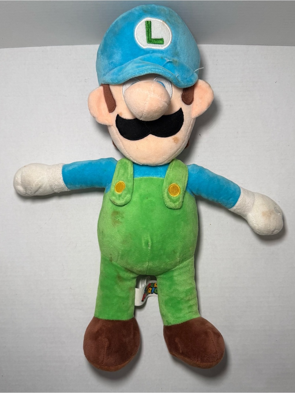 Super Mario 12 Inch Character Plush Luigi Ice Power Nintendo